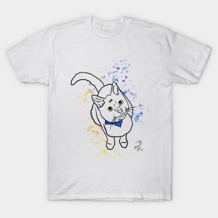 Kreso line art cat T-Shirt